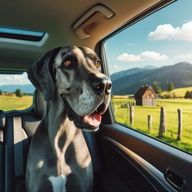 Travelling with Great Danes