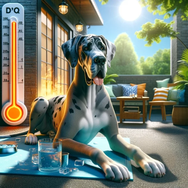 Recognising the Signs of Heatstroke in Great Danes