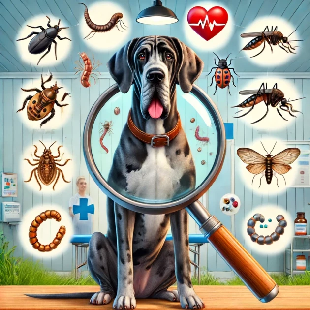 How to Spot and Treat Parasites in Great Danes